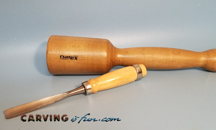 why are wood carving mallets round?