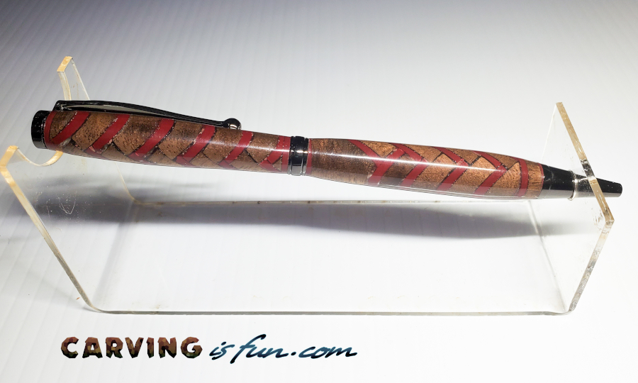 Walnut and Kydex Hand Crafted Pen